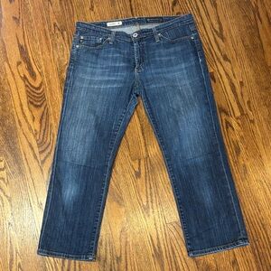 AG The Capri Medium Rise Cropped Jeans EUC Size 30